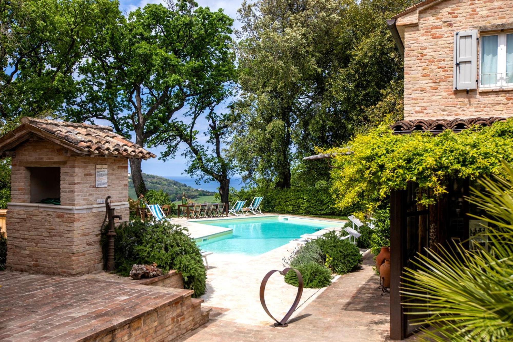 Ferienwohnung Castello Di Granarola Relais - Adults Friendly - Gradara Exterior foto