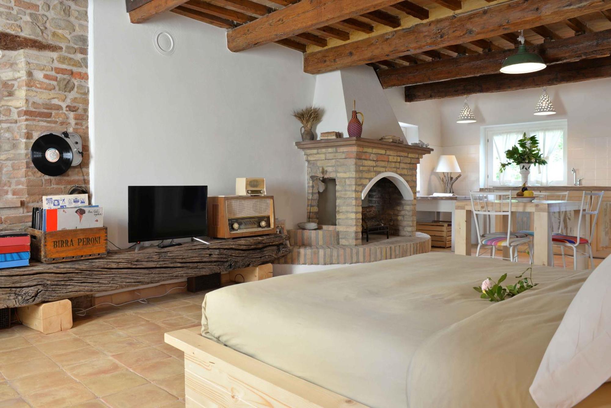 Ferienwohnung Castello Di Granarola Relais - Adults Friendly - Gradara Exterior foto